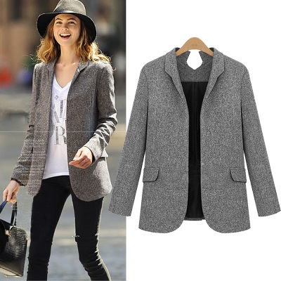 Fardos de blazer de mujer premium de invierno