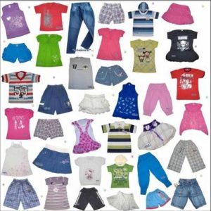 Fardo de ropa de niño de verano premium